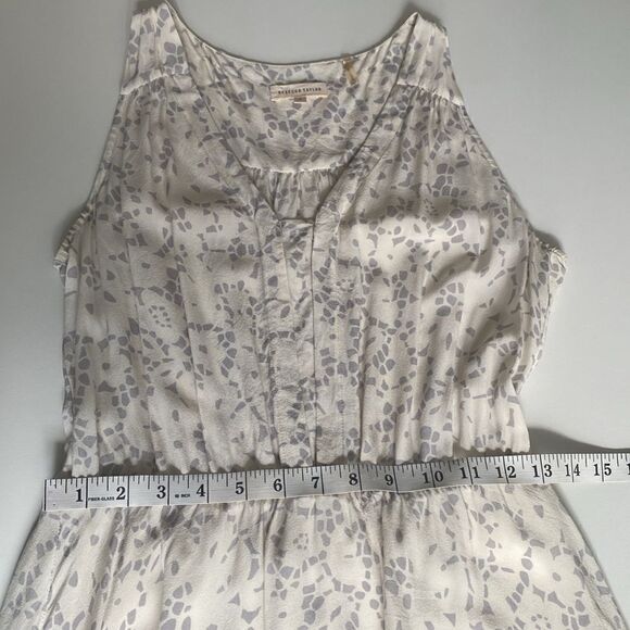 Rebecca Taylor Cream Silk Mini Dress - Picture 9 of 11